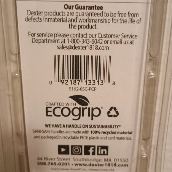 Dexter-Russell Sani-Safe Scalloped Bread Knife, Carbon Steel Blade, 8-Inch - Picture 4 of 7